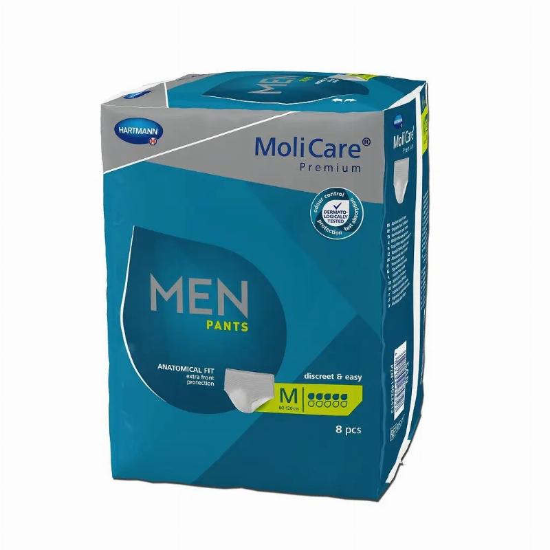 Труси поглинаючі для чоловіків MoliCare® Premium MEN PANTS 5 крапель M 8шт